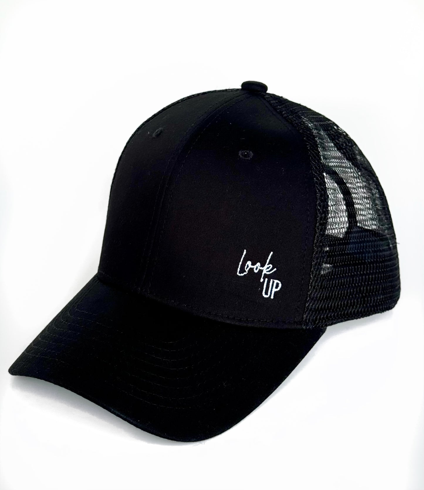 Black Look Up Hat